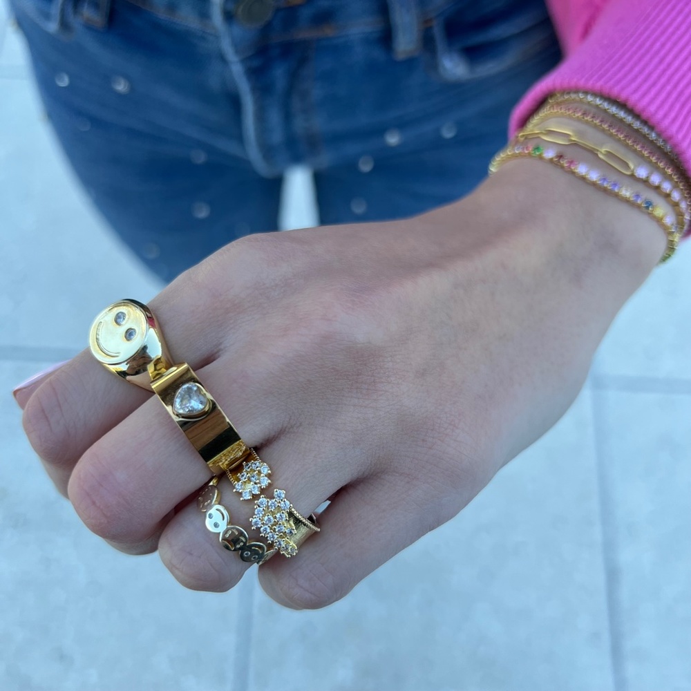 Mini Smiley Ring